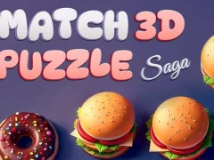 Spel Match 3D Puzzle Saga aanlyn