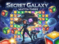 Spel Secret Galaxy Match-three aanlyn