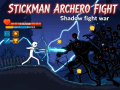 Spel Stickman Archero Fight: Shadow fight war aanlyn