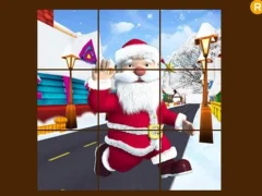Spel Christmas Run Puzzle aanlyn