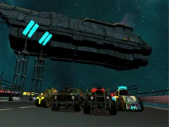 Spel Moon Car Stunt aanlyn