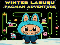 Spel Winter Labubu Pacman Adventure aanlyn