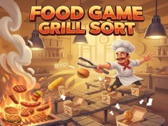 Spel Food Game Grill Sort aanlyn