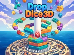 Spel Drop Dice 3D aanlyn