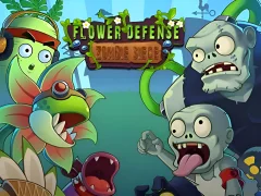 Spel Flower Defense Zombie Siege aanlyn