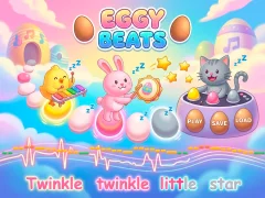 Spel Eggy Beats aanlyn