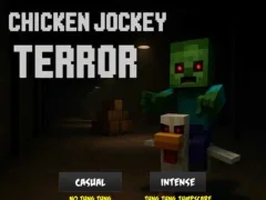 Spel Chicken Jockey Terror aanlyn