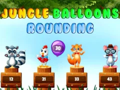 Spel Jungle balloons rounding aanlyn