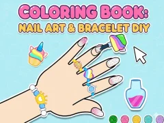 Spel Coloring Book: Nail Art & Bracelet Diy aanlyn