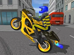Spel Police Motorbike Race Simulator aanlyn
