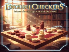 Spel English Checkers aanlyn