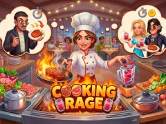 Spel Cooking Rage aanlyn