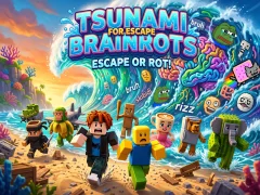 Spel Tsunami For Escape Brainrots aanlyn