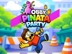 Spel Obby Pinata Party aanlyn