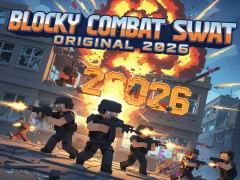 Spel Blocky Combat Swat Original 2026 aanlyn