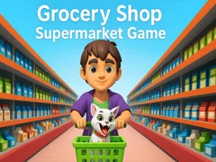 Spel Grocery Shop: Supermarket Game aanlyn