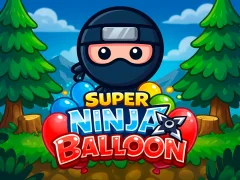 Spel Super Ninja Balloon aanlyn
