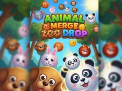 Spel Animal Merge Zoo Drop aanlyn
