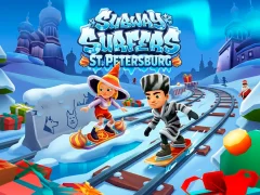 Spel Subway Surfers St. Petersburg aanlyn