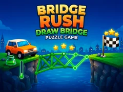 Spel Bridge Rush - Draw Bridge Puzzle Game aanlyn