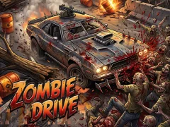 Spel Zombie drive aanlyn