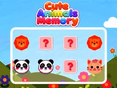 Spel Cute Animals Memory aanlyn