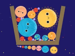 Spel Merge Planets aanlyn
