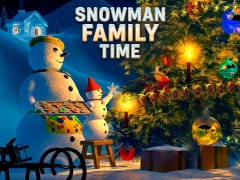 Spel Snowman Family Time aanlyn