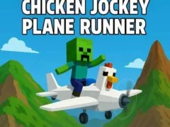 Spel Chicken Jockey Plane Runner aanlyn