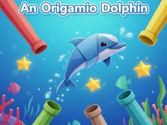 Spel An origami dolphin aanlyn