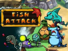 Spel Tower defense: Fish attack aanlyn