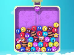 Spel Bubble Merge 2048 aanlyn