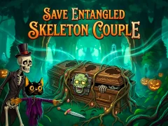 Spel Save Entangled Skeleton Couple aanlyn