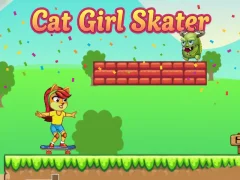 Spel Cat Girl Skater aanlyn