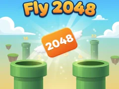 Spel Fly 2048 aanlyn