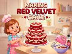 Spel Making Red Velvet Cake aanlyn