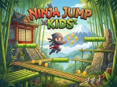 Spel Ninja Jump Kids aanlyn