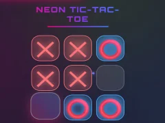 Spel Neon Tic Tac Toe aanlyn