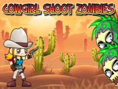 Spel Cowgirl Shoot Zombies aanlyn