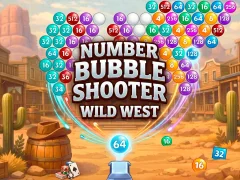 Spel Number Bubble Shooter Wild West aanlyn