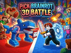 Spel Pick Brainrot: 3D Battle aanlyn