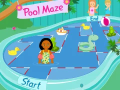 Spel Kelly Club: Pool Maze aanlyn