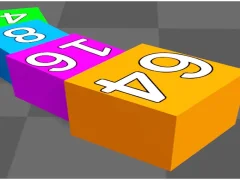 Spel Cube Arena 2048 Merge Numbers aanlyn