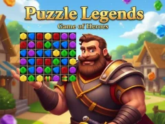 Spel Puzzle Legends Game of Heroes aanlyn