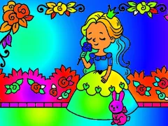 Spel Coloring Book: Princess Juliet aanlyn