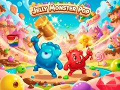 Spel Jelly Monster Pop aanlyn
