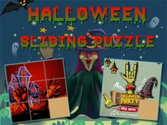 Spel Halloween Sliding Puzzle aanlyn