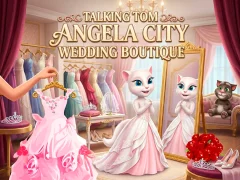 Spel Talking Tom Angela City Wedding Boutique aanlyn