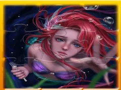 Spel Mermaid Ariel Princess Jigsaw Puzzle aanlyn