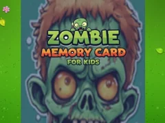 Spel Zombie Memory Card For Kids aanlyn